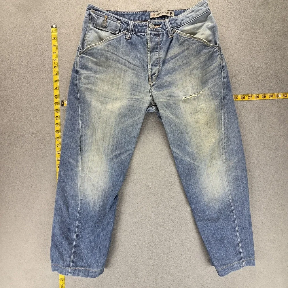 Vintage‎ Levis Engineered Jeans Mens 10th Anniversary Twisted Flap Fits 32x26